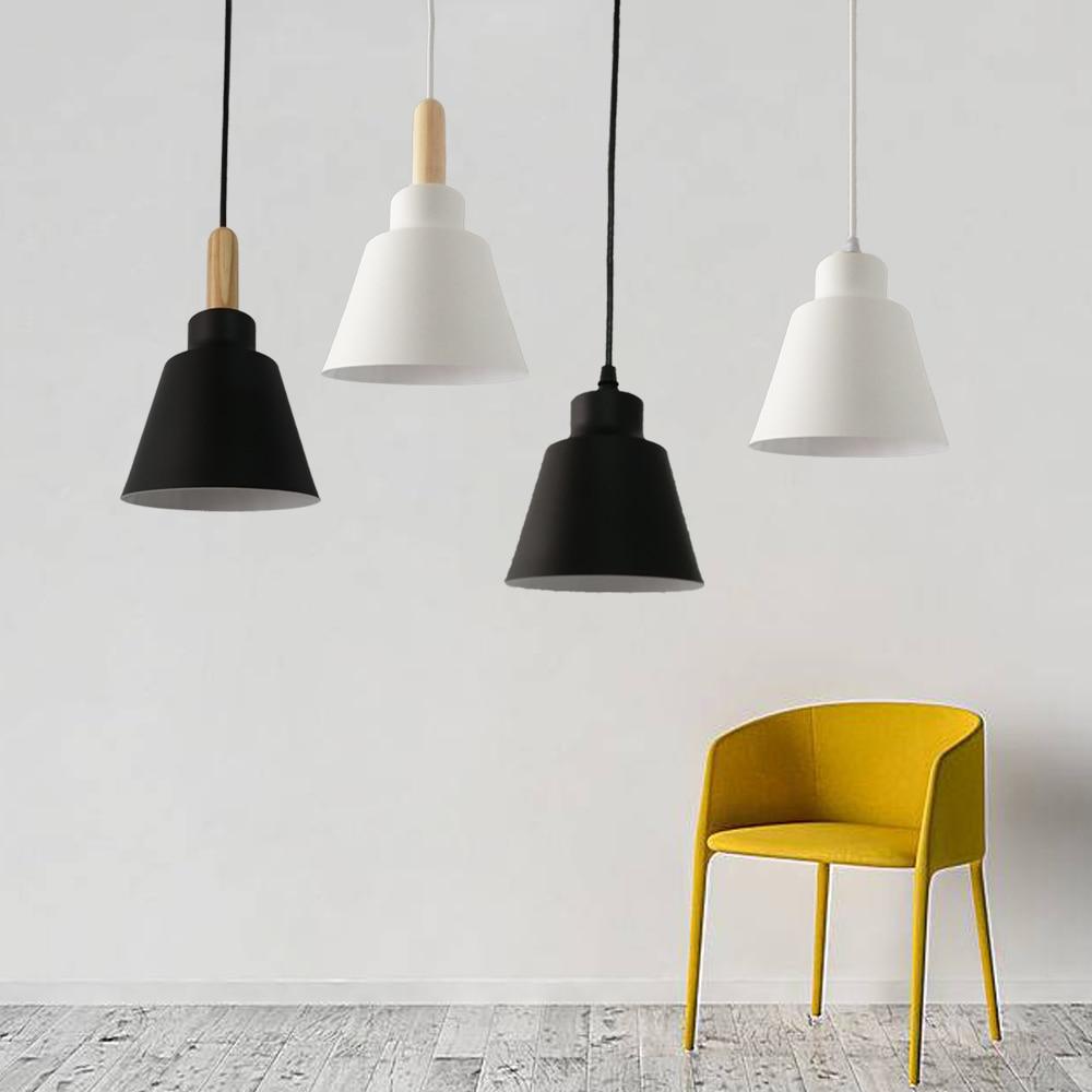 Nordic Modern Aluminum / Wood Pendant Lights - Lumiano