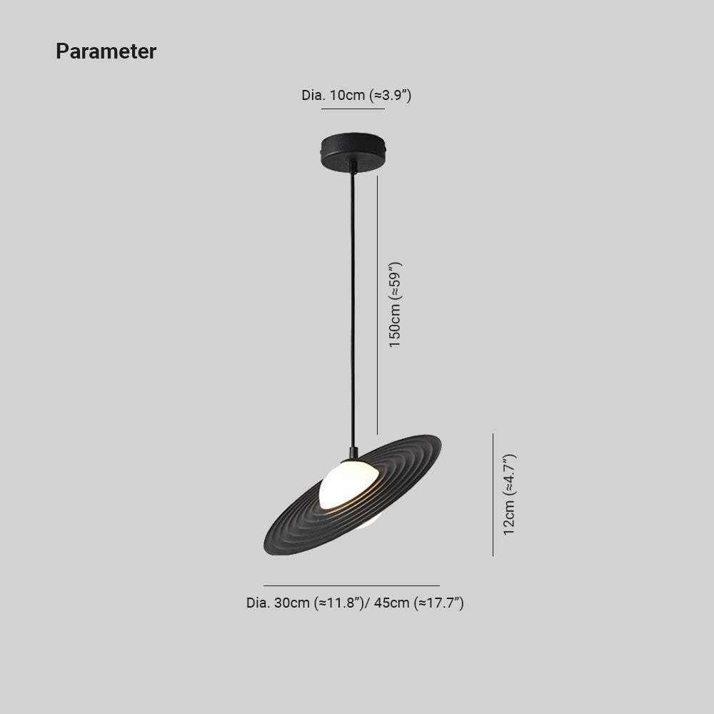 Cairns Suspension Créative Volante Métal PVC Salle à Manger Chambre à Coucher