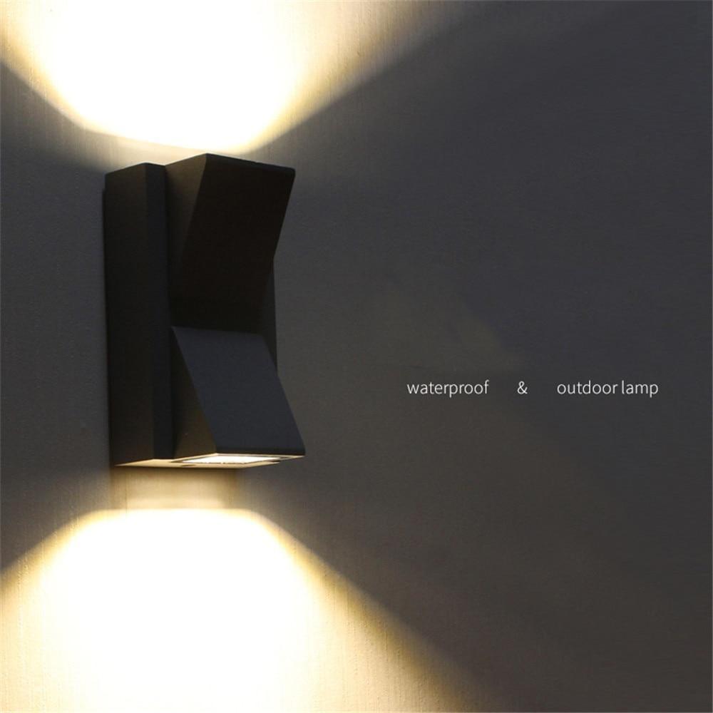 Modern Simple Outdoor Waterproof LED Wall Lamp