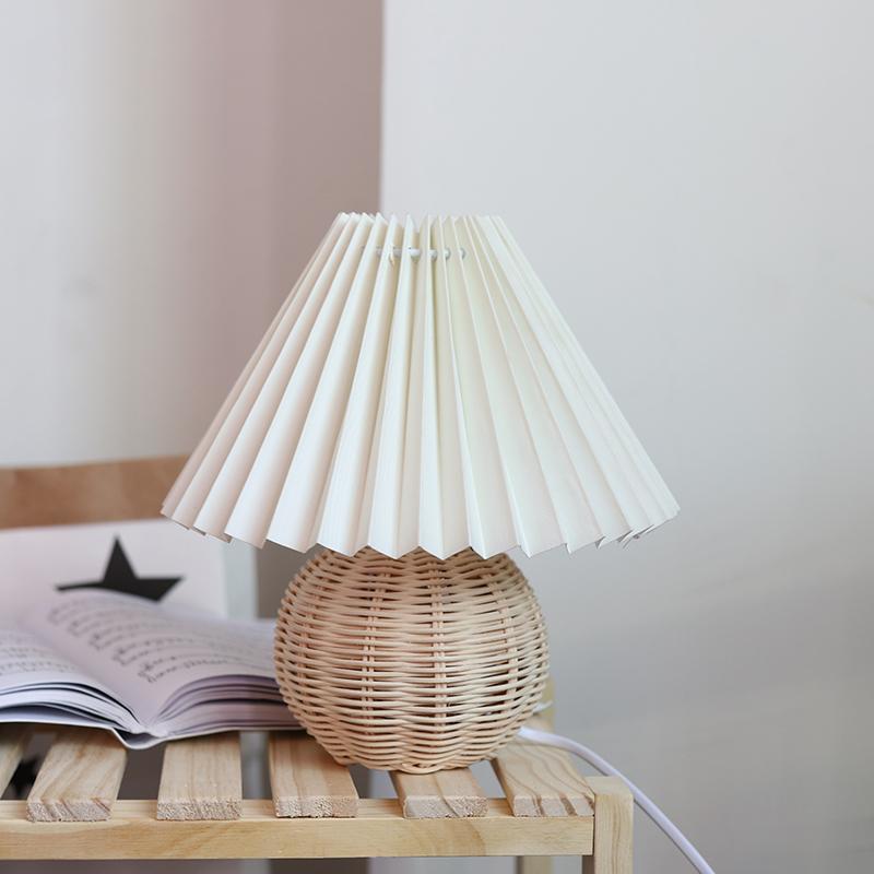 Yamato Style Rattan Vintage Table Lamp