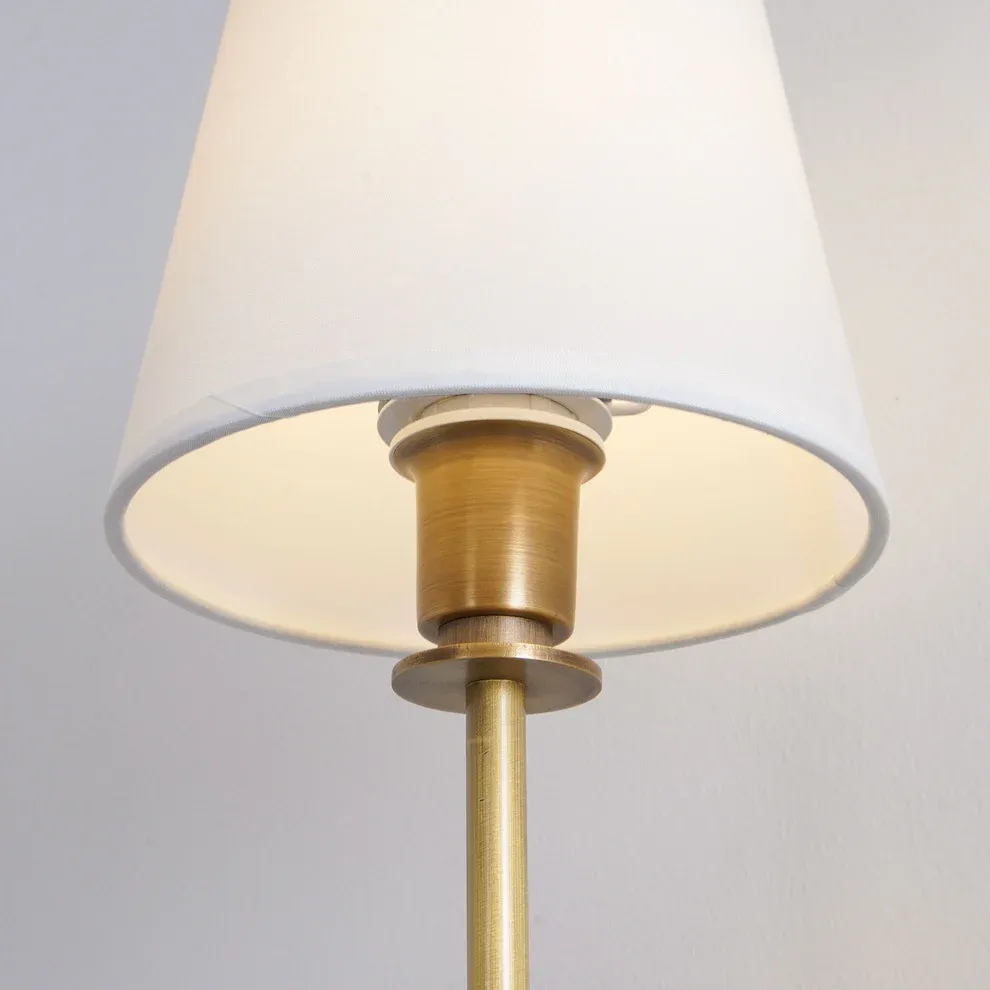 Alessio Vintage Classical Metal Fabric Wall Light Shades Bedroom Bathroom Hallway