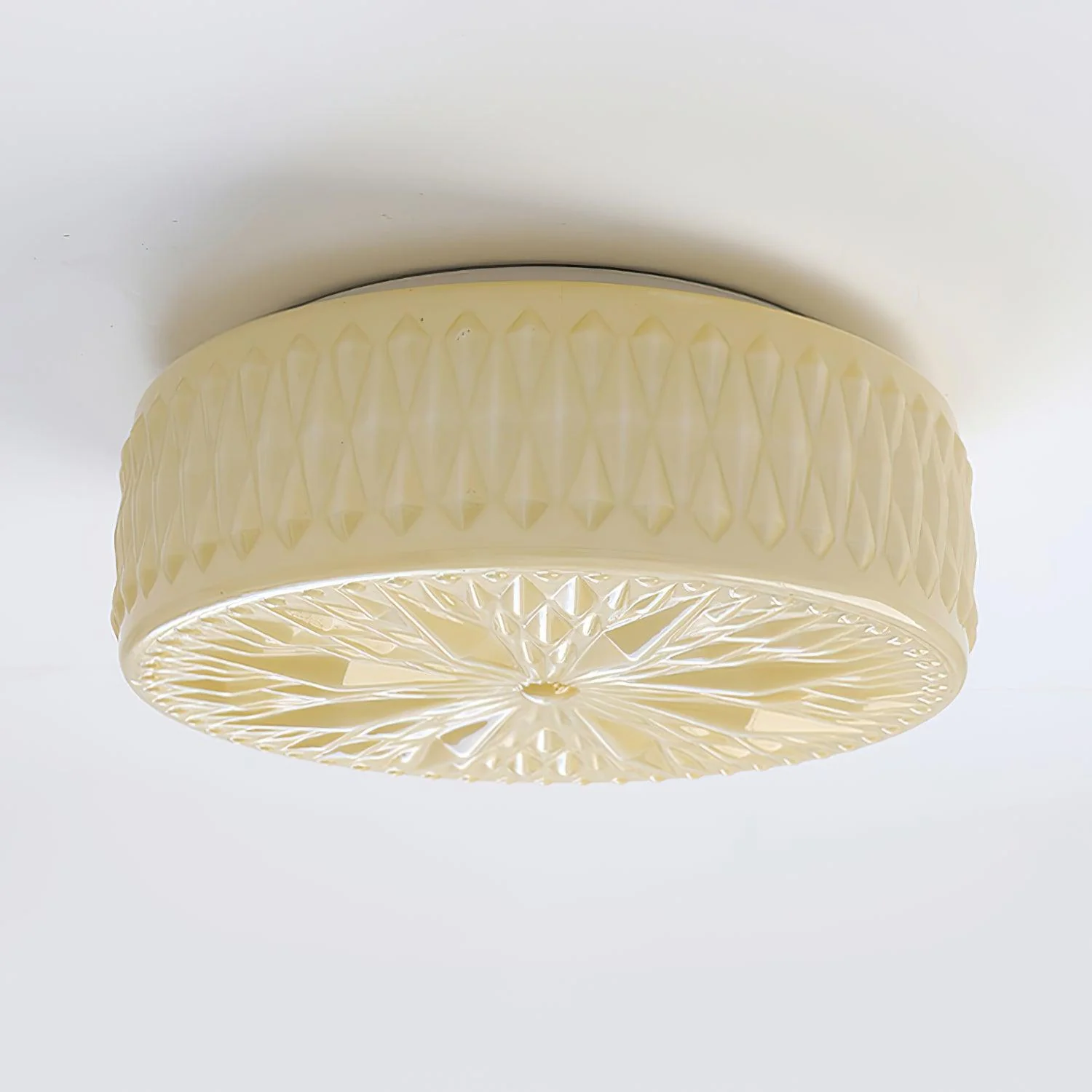 Quinn Minimalism Metal Glass Ceiling Light Bedroom Living Room