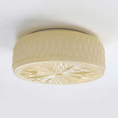 Quinn Minimalism Metal Glass Ceiling Light Bedroom Living Room