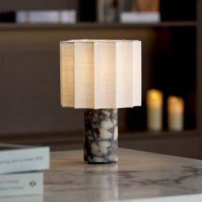 Kane Sculptural Marble Table Lamp