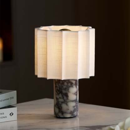 Kane Sculptural Marble Table Lamp