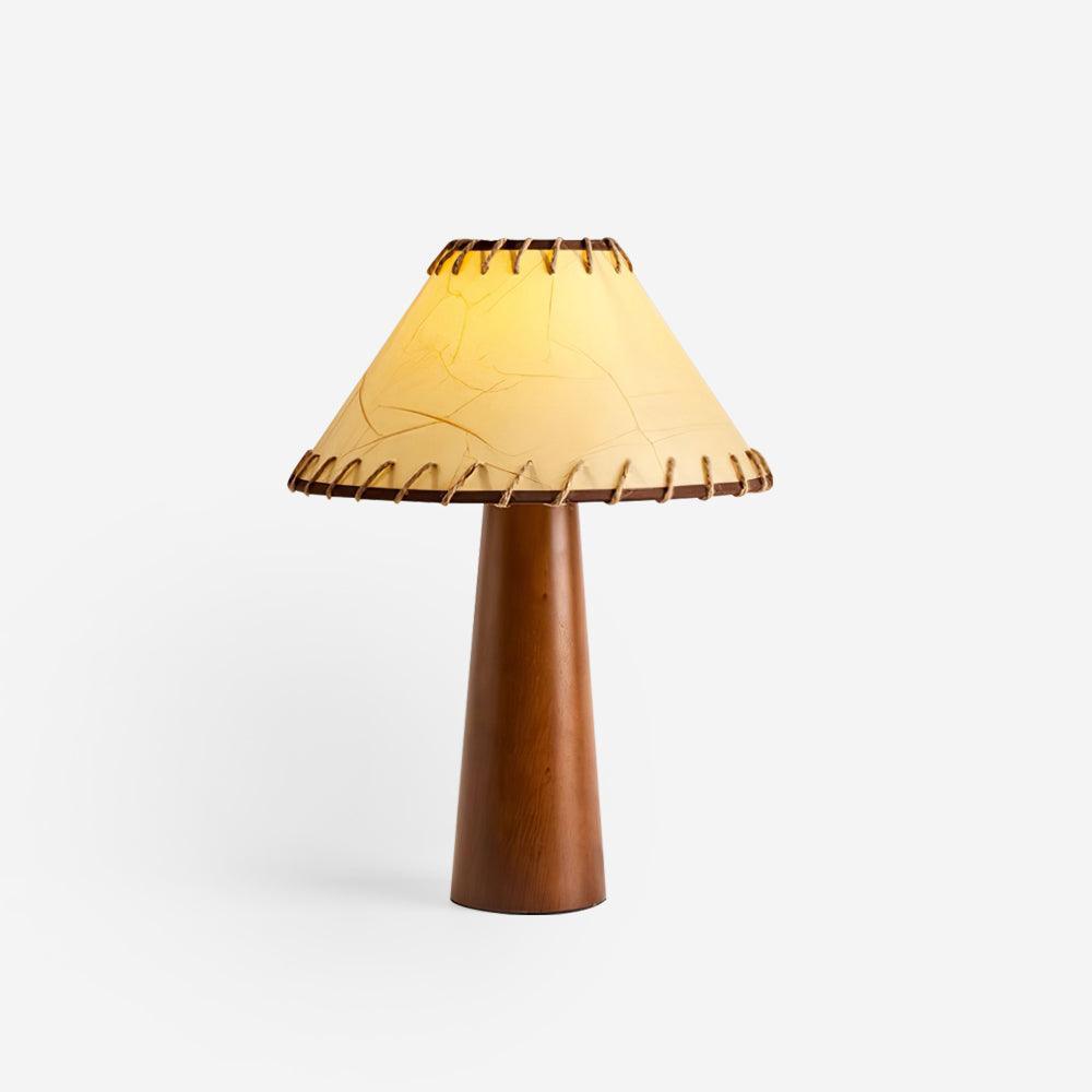 Drift Wood Table Lamp Walnut Beige