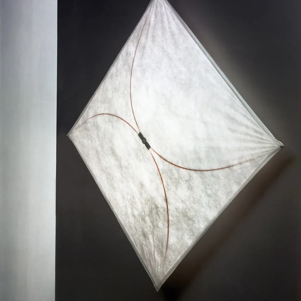 Ozawa Naturel Papier Métal Blanc Applique murale Salle à Manger Chambre