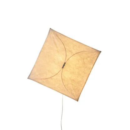Ozawa Naturel Papier Métal Blanc Applique murale Salle à Manger Chambre