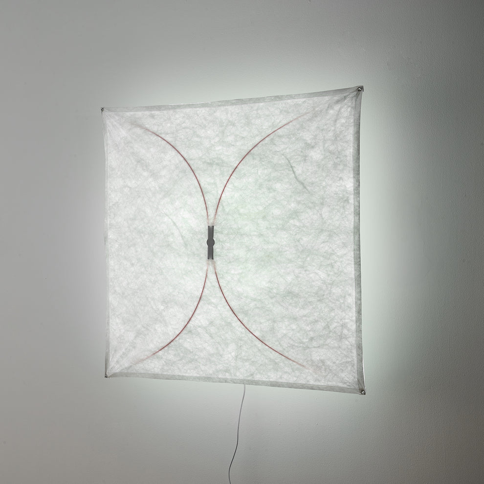 Ozawa Naturel Papier Métal Blanc Applique murale Salle à Manger Chambre