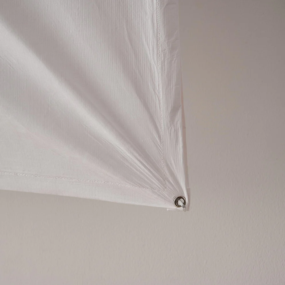 Ozawa Naturel Papier Métal Blanc Applique murale Salle à Manger Chambre