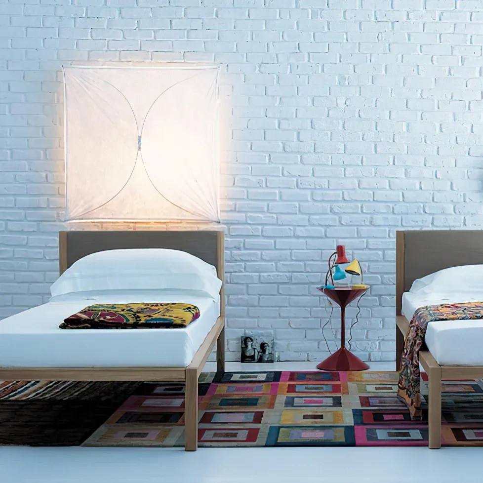 Ozawa Naturel Papier Métal Blanc Applique murale Salle à Manger Chambre
