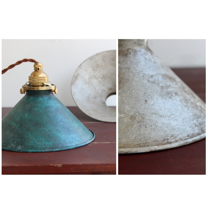 Alessio Vintage Rustique LED Suspension Métal Bleu Cuisine Balcon