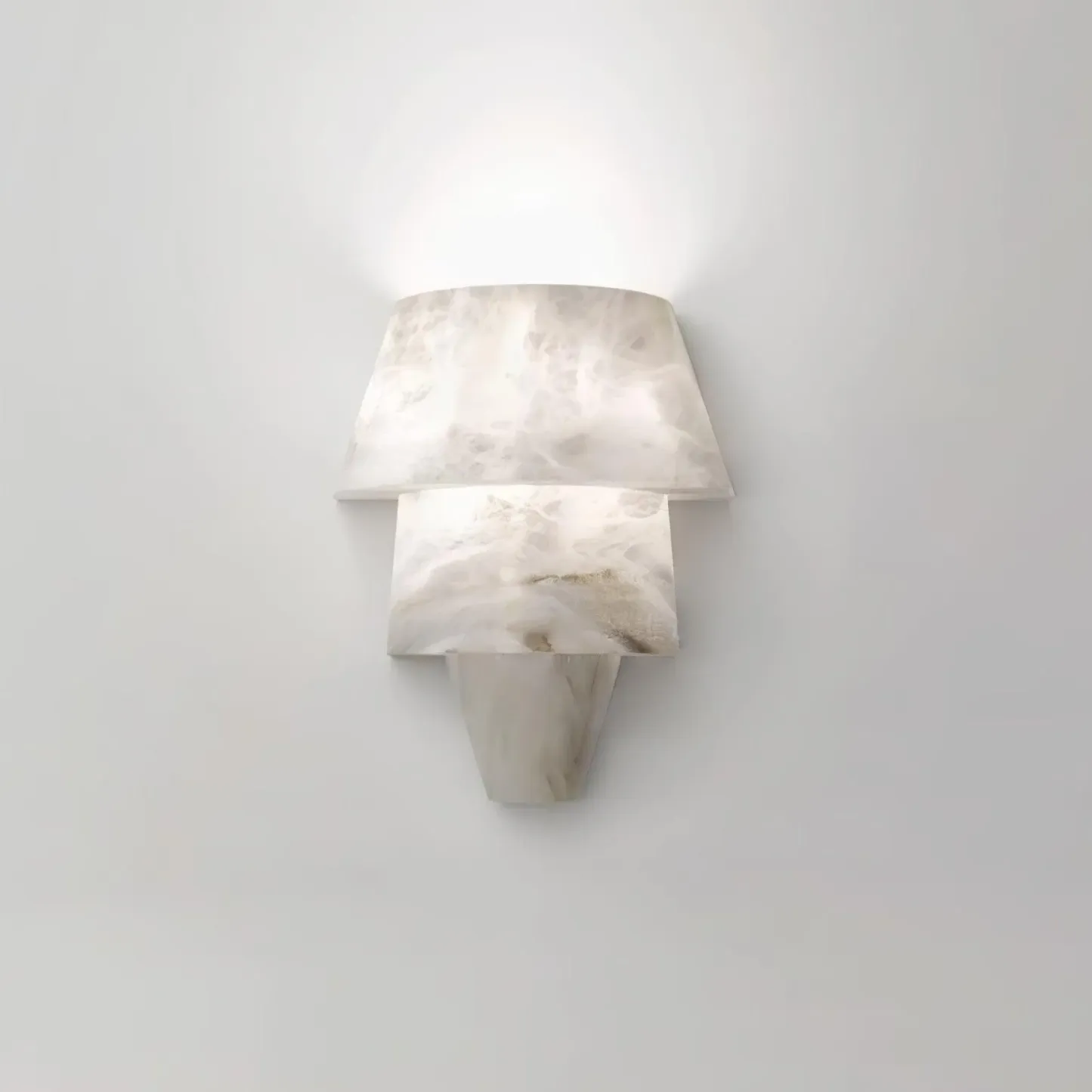 Ozawa Nordic White Metal Resin Wall Lamp Dining Room Bedroom