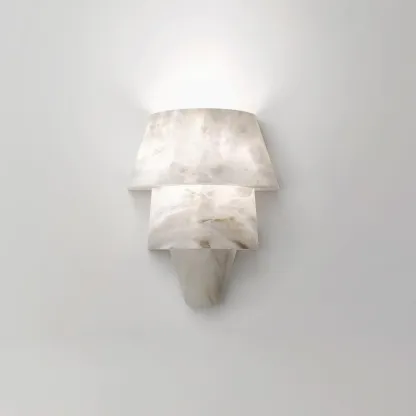 Ozawa Nordic White Metal Resin Wall Lamp Dining Room Bedroom