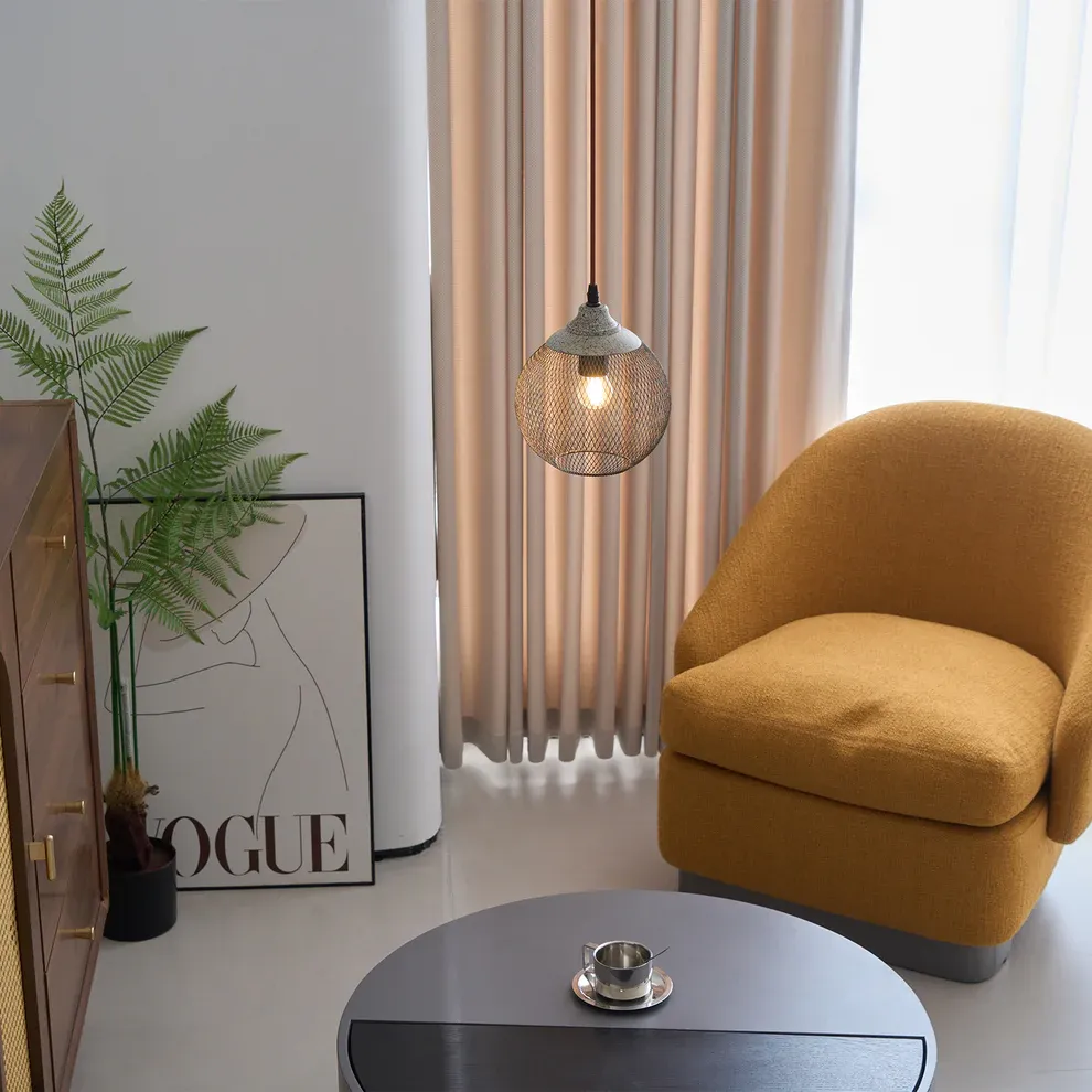 Moderne Rouille Couleur Suspension Salle à Manger Chambre | Las Sola