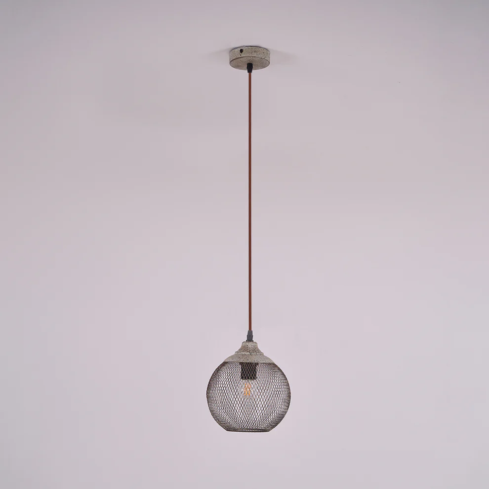 Hailie Moderne Métal Rouille Couleur Suspension Salle à Manger Chambre