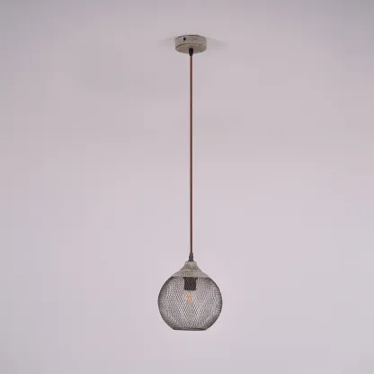 Hailie Moderne Métal Rouille Couleur Suspension Salle à Manger Chambre