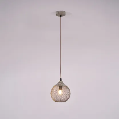 Hailie Moderne Métal Rouille Couleur Suspension Salle à Manger Chambre