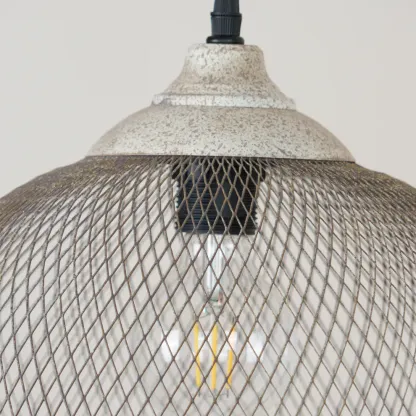 Hailie Moderne Métal Rouille Couleur Suspension Salle à Manger Chambre