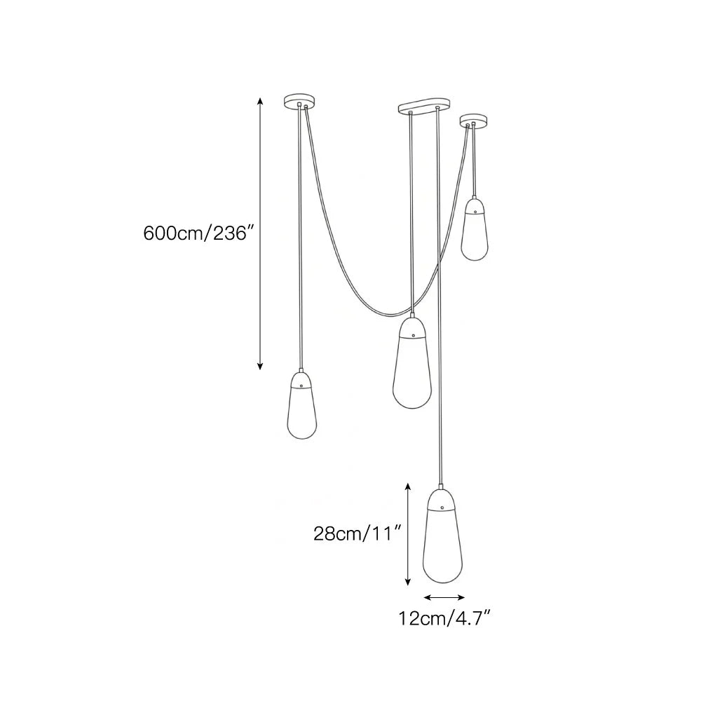 Verona Brass Frosted Glass Pendant Lamp