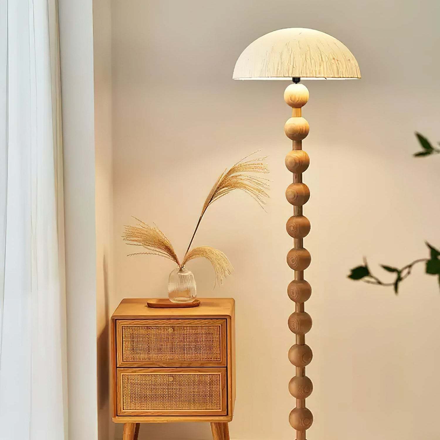 Artelux Orla Sculptural Wood Floor Lamp