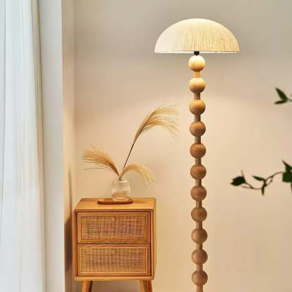 Artelux Orla Sculptural Wood Floor Lamp