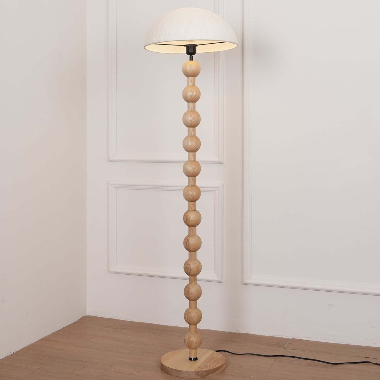 Artelux Orla Sculptural Wood Floor Lamp