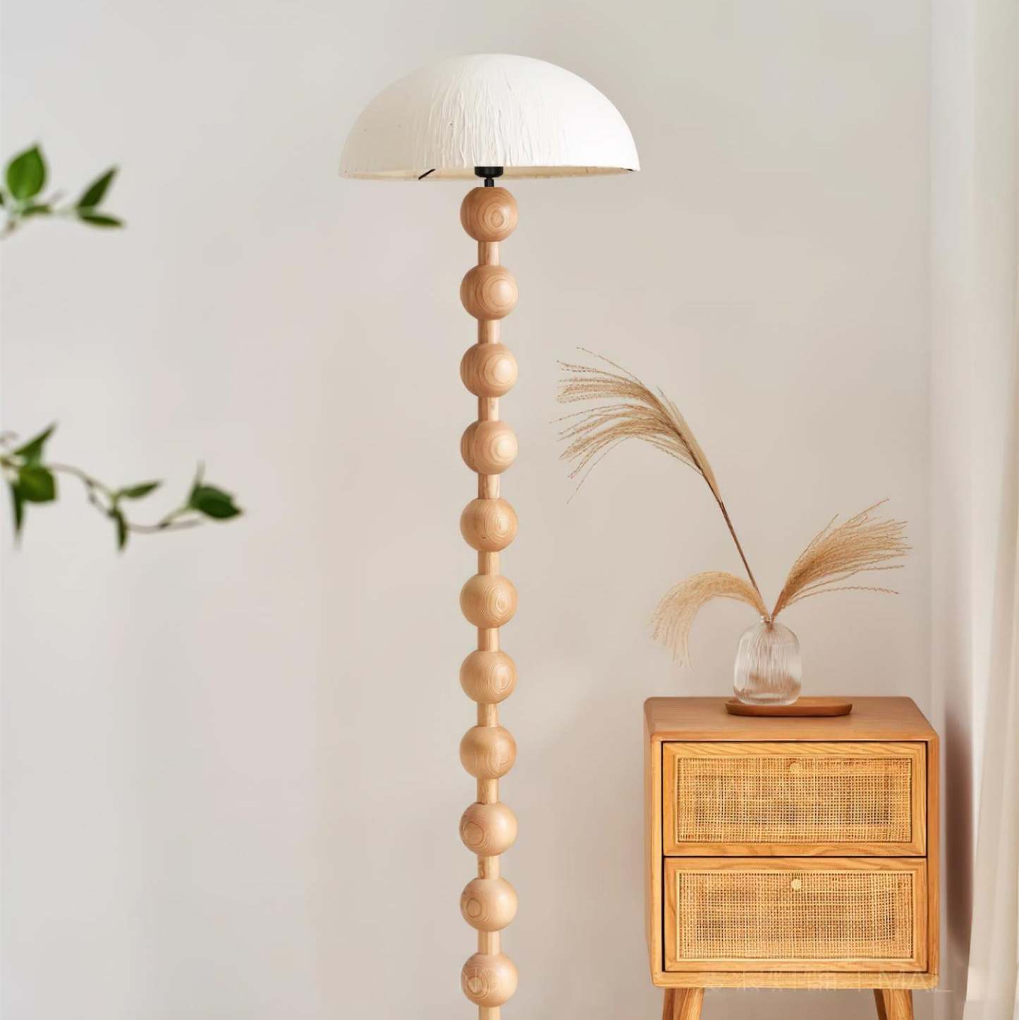 Artelux Orla Sculptural Wood Floor Lamp