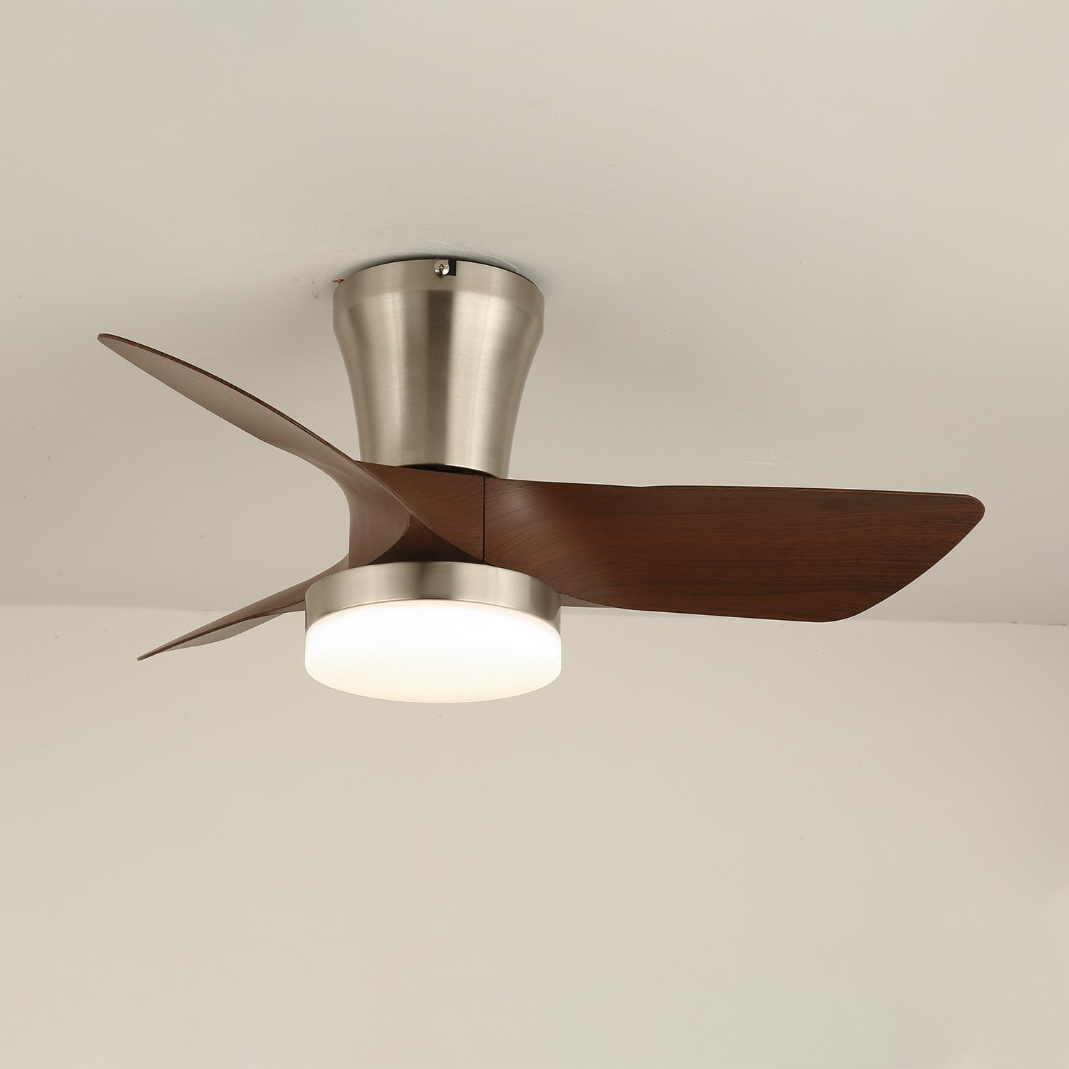 Trivon Plafonnier Ventilateur Moderne en Bois - Neutralighting