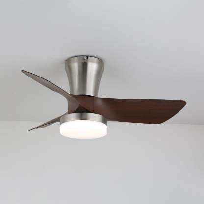 Trivon Plafonnier Ventilateur Moderne en Bois - Neutralighting