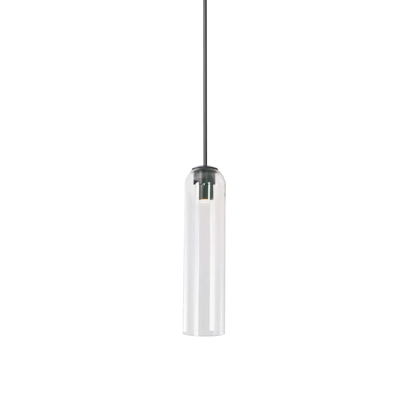 Hailie Minimalism Metal Glass Pendant Light Bedroom Living Room