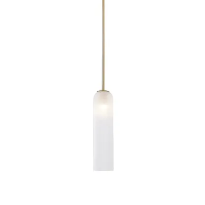 Hailie Minimalism Metal Glass Pendant Light Bedroom Living Room