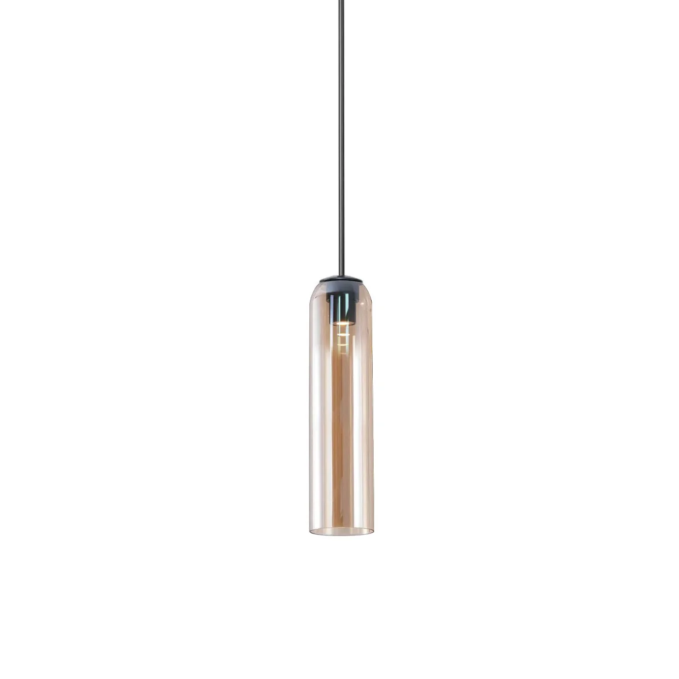 Hailie Minimalism Metal Glass Pendant Light Bedroom Living Room