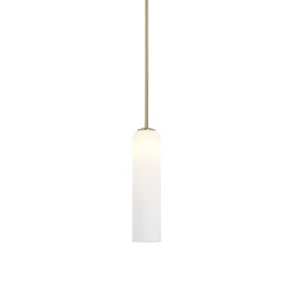 Hailie Minimalism Metal Glass Pendant Light Bedroom Living Room