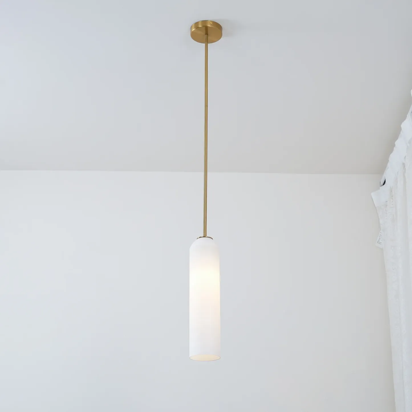 Hailie Minimalisme Métal Verre Suspensions Chambre à Coucher Salon