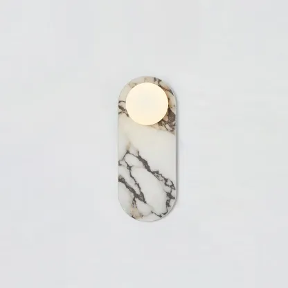 Elif Minimalism Metal Glass Wall Lamp Dining Room Bedroom