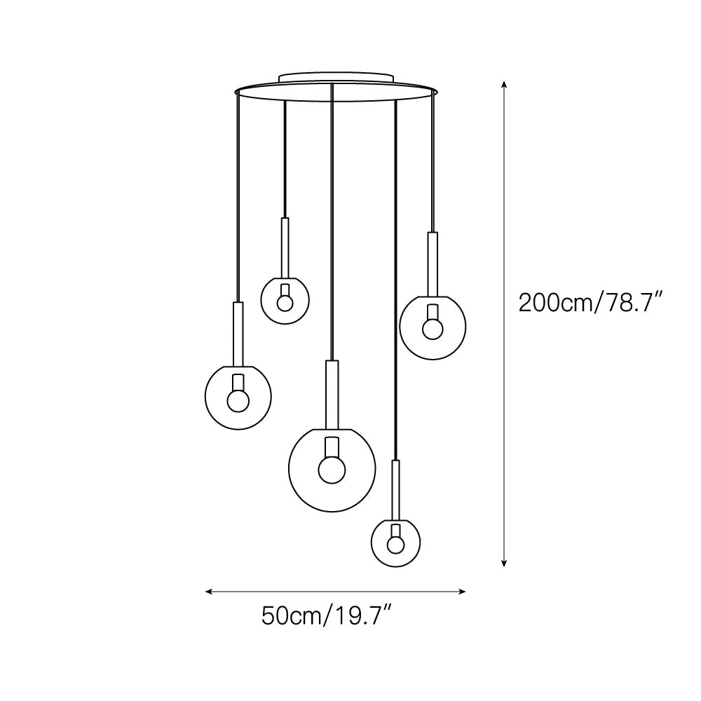 Verona Luna Cloud Pendant Lamp