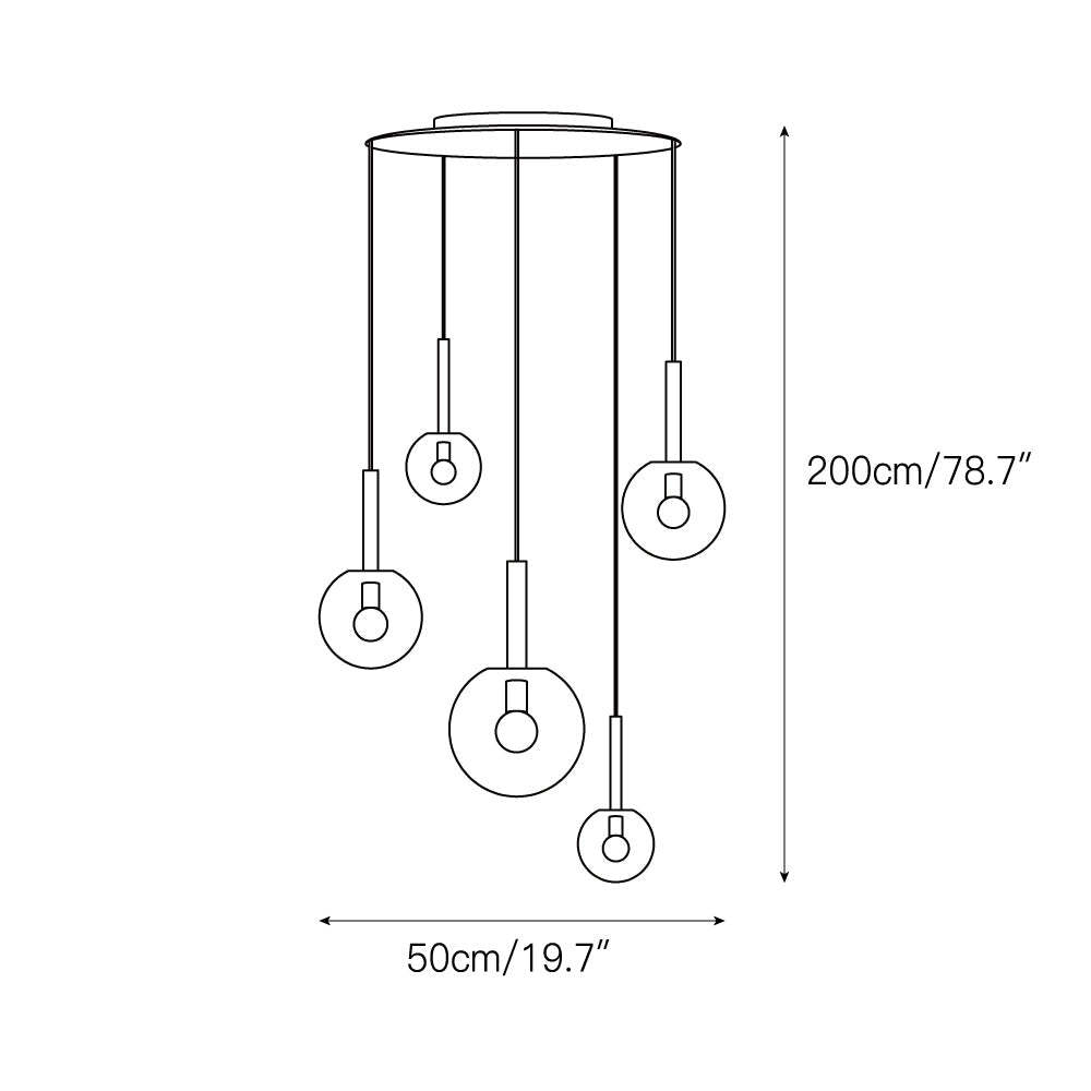 Verona Luna Cloud Pendant Lamp