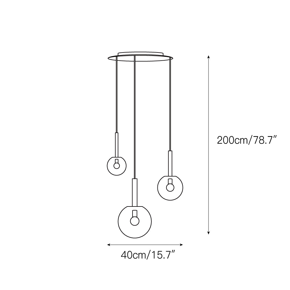 Verona Luna Cloud Pendant Lamp