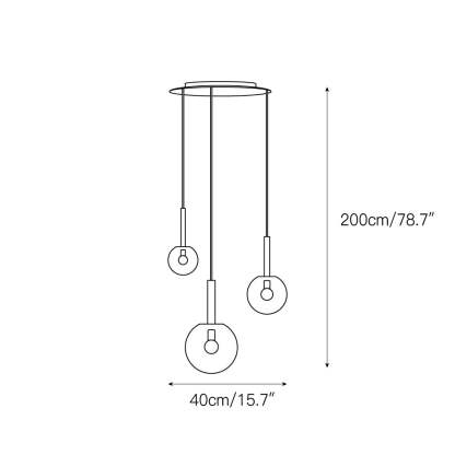 Verona Luna Cloud Pendant Lamp