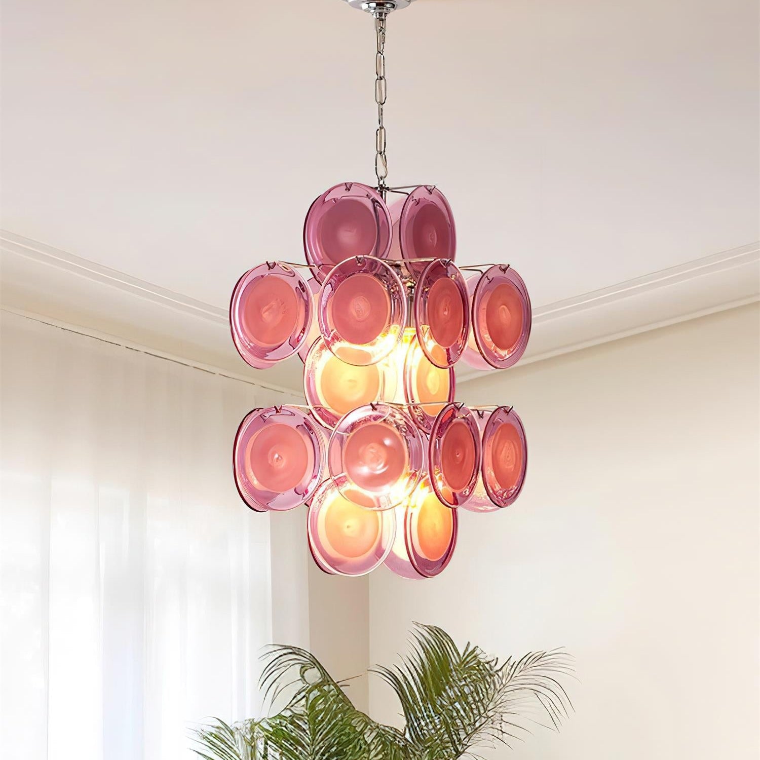 Verona Tropical Glass Pendant Lamp