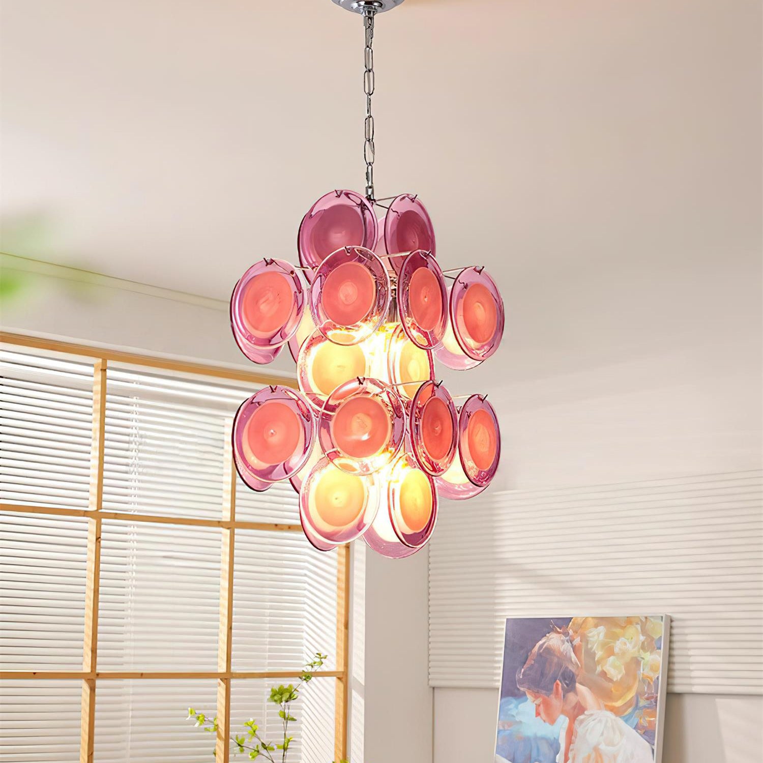 Verona Tropical Glass Pendant Lamp