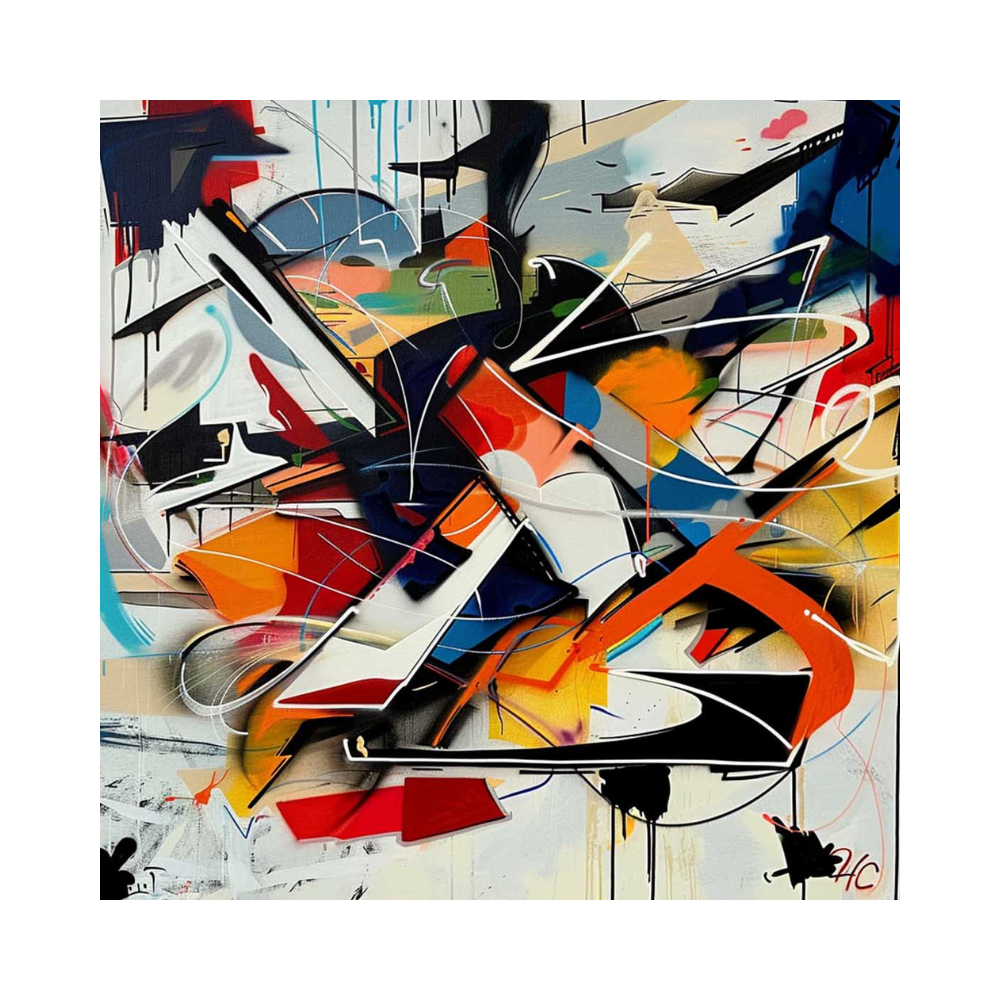 Abstrait Coloré Art #MS074