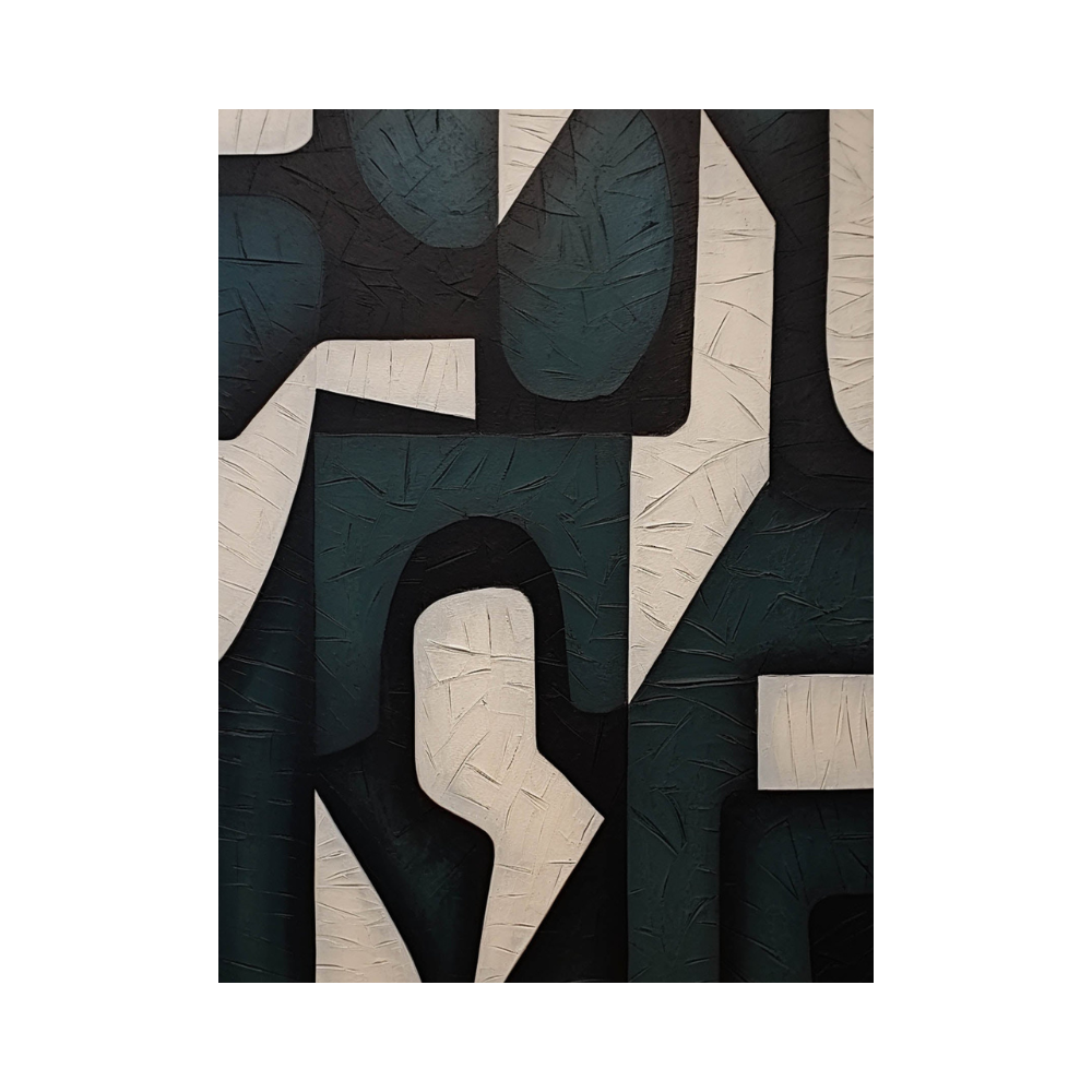Wabi-Sabi Abstrait Art #MS096
