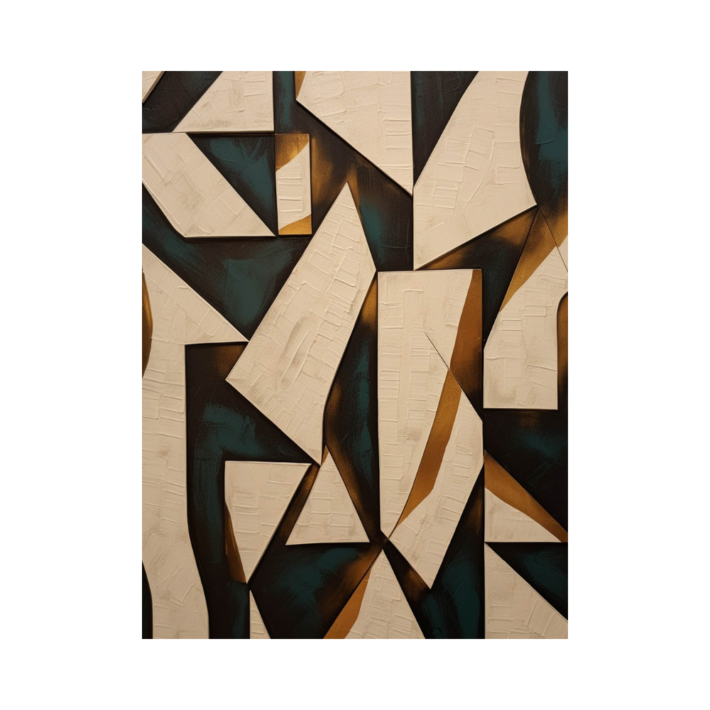 Wabi-Sabi Abstrait Art #MS101