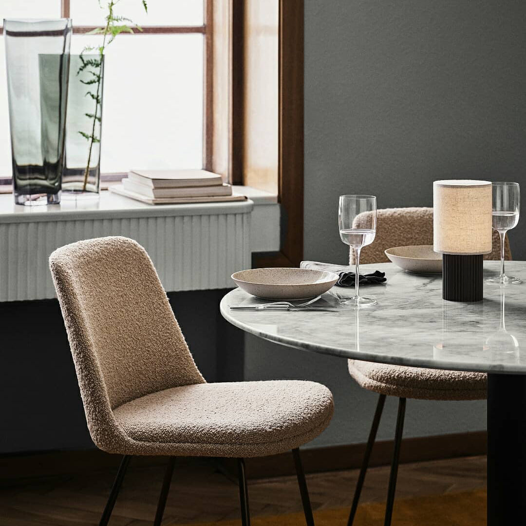 Axis Table Lamp Brown White