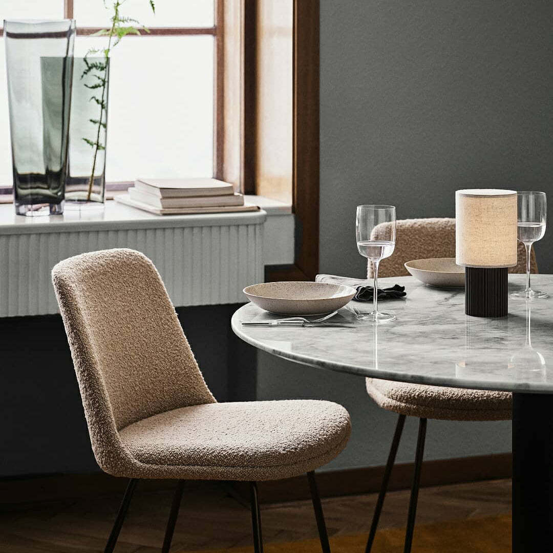 Axis Table Lamp Brown White