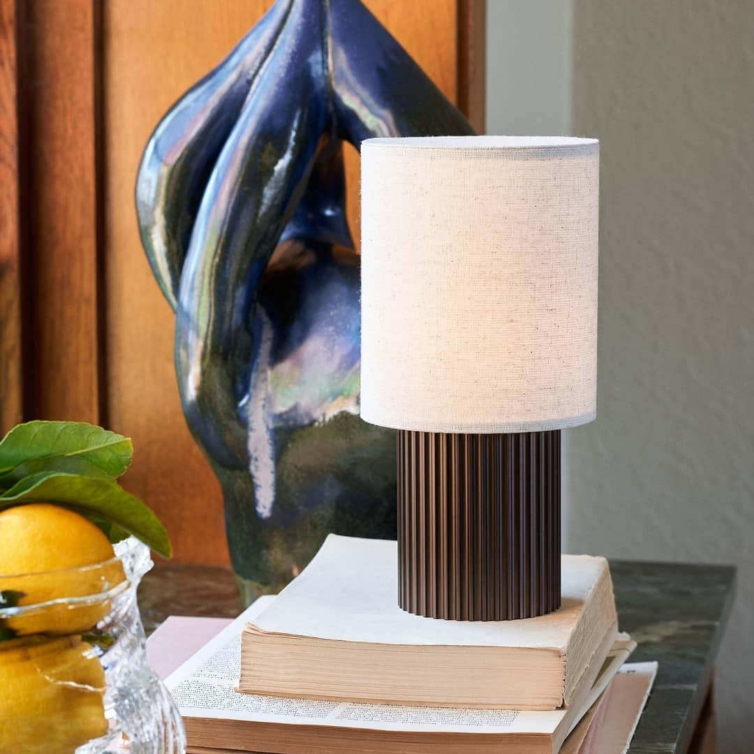 Axis Table Lamp Brown White