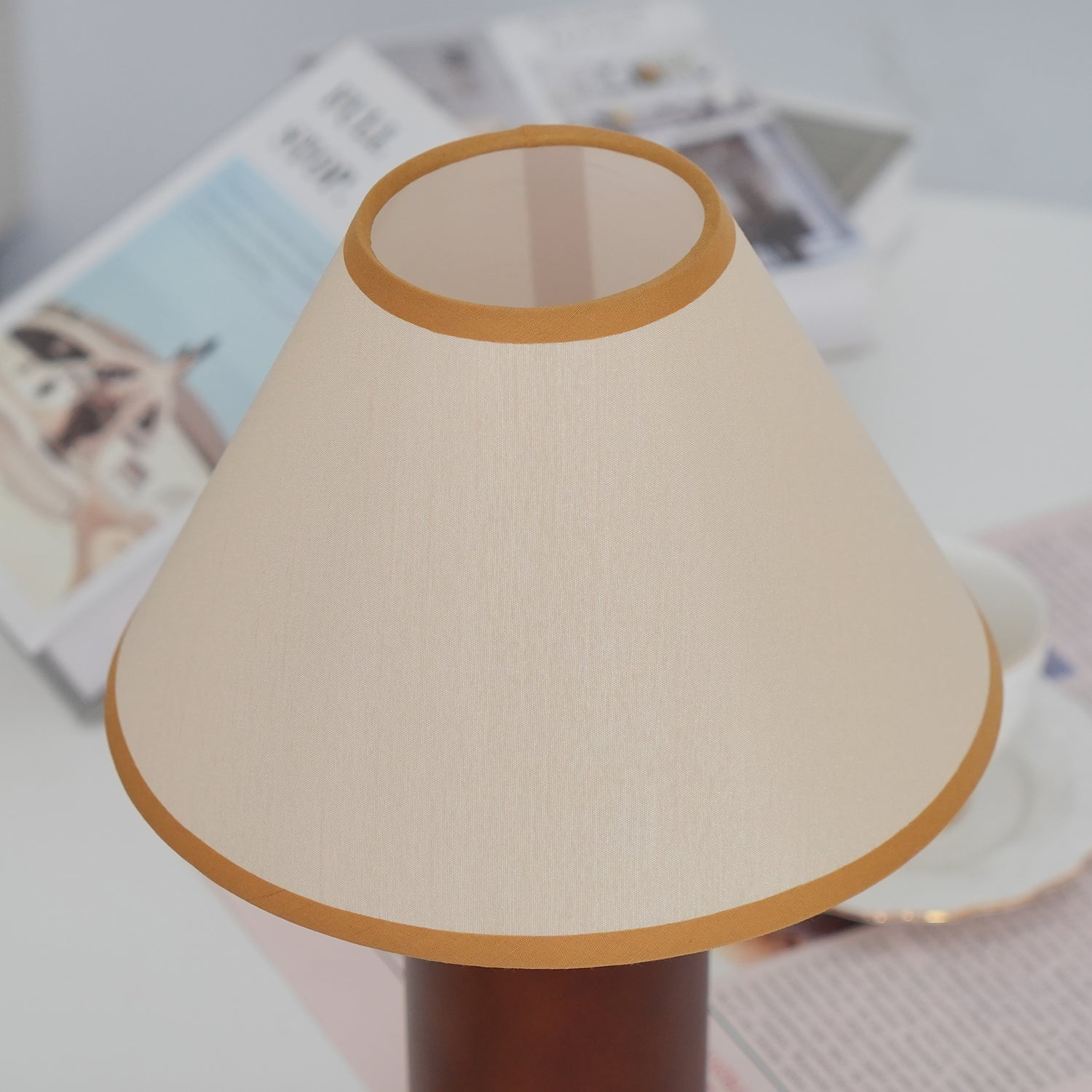 Drift Nordic Cone Wood Table Lamp