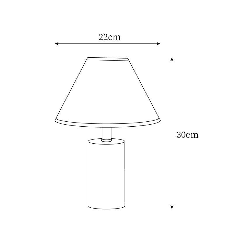 Drift Nordic Cone Wood Table Lamp